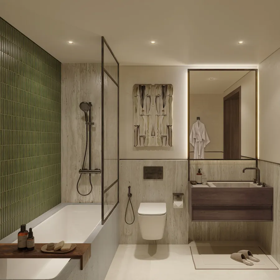 Apartment bathroom